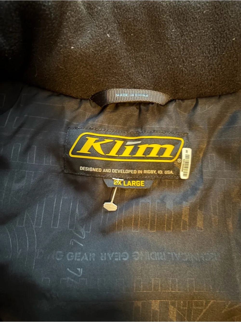Klim men’s size